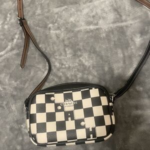 Coach Checkered Crossbody